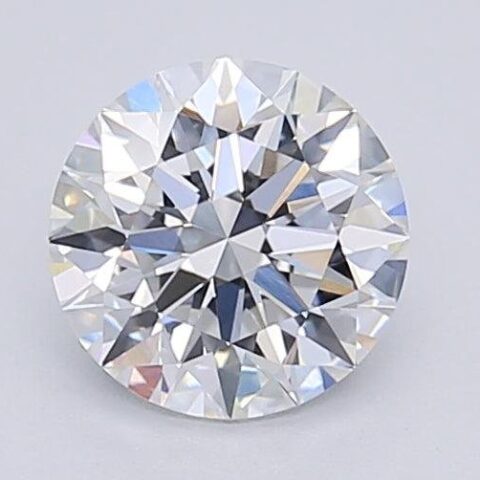 1.04 Carat Round Shaped Excellent Cut F- VVS2 Lab Grown Diamond