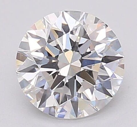 1.04 Carat Round Shaped Excellent Cut F- VVS2 Lab Grown Diamond