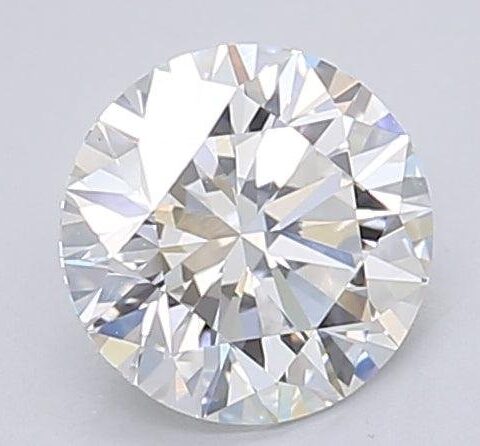 1.04 Carat Round Shaped Excellent Cut F- VVS2 Lab Grown Diamond