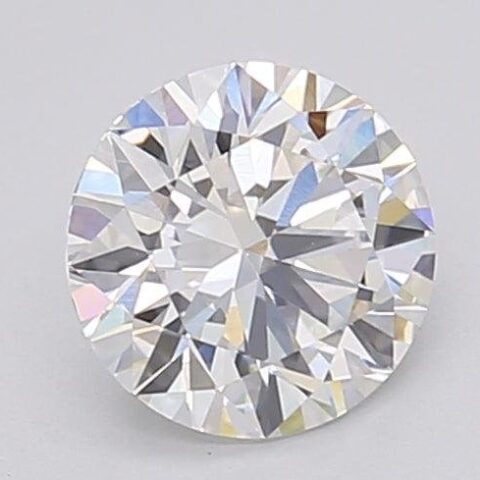 1.04 Carat Round Shaped Excellent Cut F- VVS2 Lab Grown Diamond