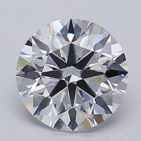 1.04 Carat Round Shaped Excellent Cut F- VVS2 Lab Grown Diamond