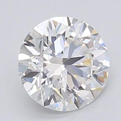 1.04 Carat Round Shaped Excellent Cut F- VVS2 Lab Grown Diamond