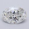 1.04 Carat Oval Shaped Excellent Cut G- VS1 Lab Grown Diamond