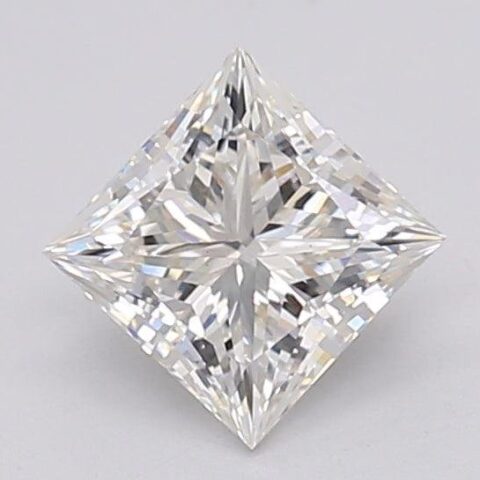 1.04 Carat Princess Shaped Excellent Cut G- VS1 Lab Grown Diamond