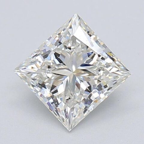 1.04 Carat Princess Shaped Excellent Cut G- VS1 Lab Grown Diamond