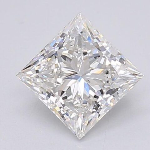 1.04 Carat Princess Shaped Excellent Cut G- VS1 Lab Grown Diamond