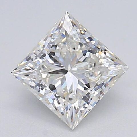 1.04 Carat Princess Shaped Excellent Cut G- VS1 Lab Grown Diamond