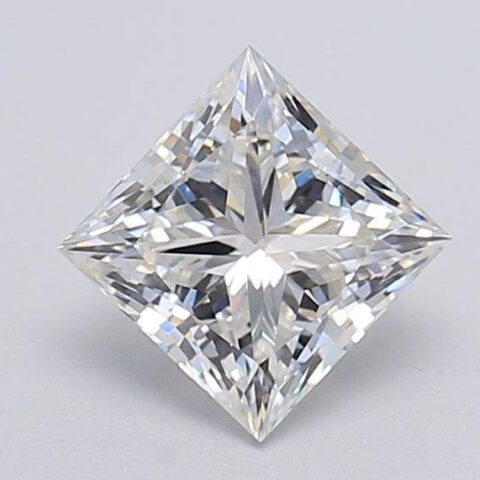 1.04 Carat Princess Shaped Excellent Cut G- VS1 Lab Grown Diamond
