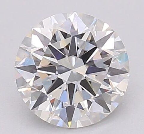 1.04 Carat Round Shaped Excellent Cut G- VS1 Lab Grown Diamond