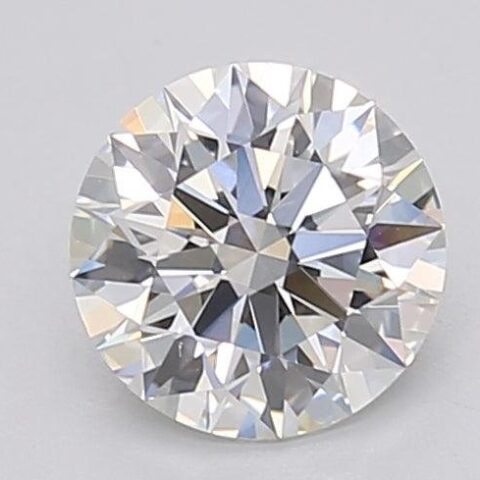 1.04 Carat Round Shaped Excellent Cut G- VS1 Lab Grown Diamond