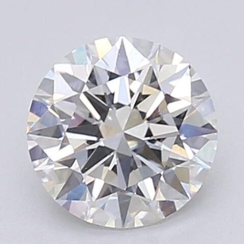 1.04 Carat Round Shaped Excellent Cut G- VS1 Lab Grown Diamond