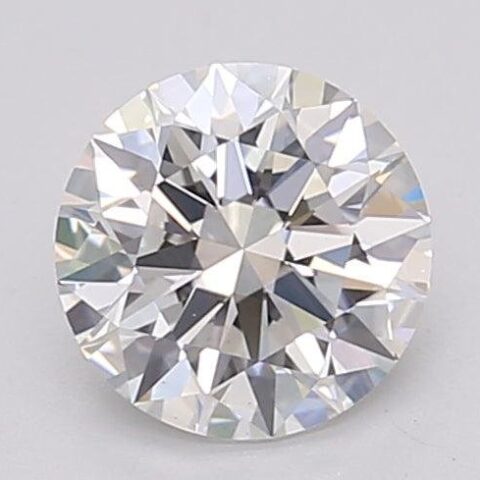 1.04 Carat Round Shaped Excellent Cut G- VS1 Lab Grown Diamond