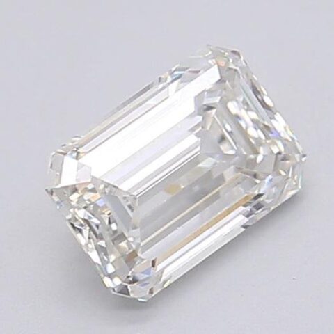 1.04 Carat Emerald Shaped Excellent Cut G- VS2 Lab Grown Diamond