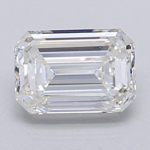 1.04 Carat Emerald Shaped Excellent Cut G- VS2 Lab Grown Diamond