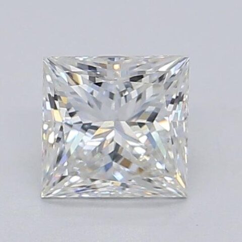 1.04 Carat Princess Shaped Excellent Cut G- VS2 Lab Grown Diamond