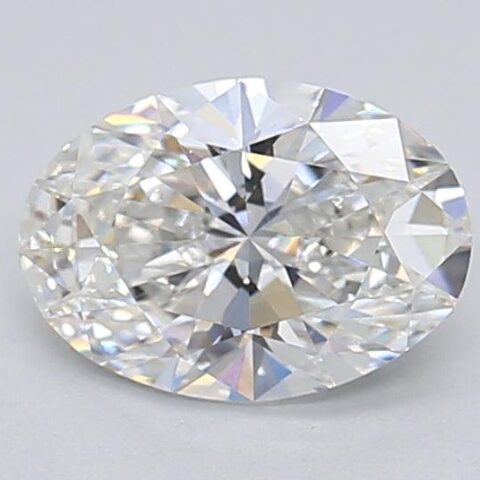 1.04 Carat Oval Shaped Excellent Cut G- VVS2 Lab Grown Diamond