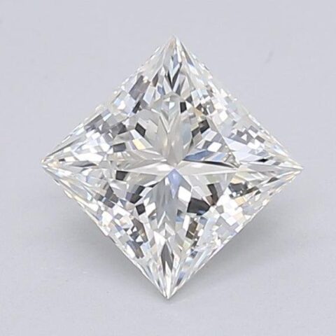 1.04 Carat Princess Shaped Excellent Cut G- VVS2 Lab Grown Diamond