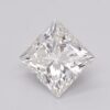 1.04 Carat Princess Shaped Excellent Cut G- VVS2 Lab Grown Diamond