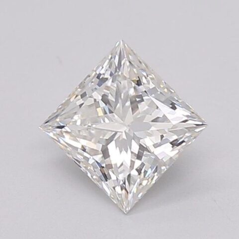 1.04 Carat Princess Shaped Excellent Cut G- VVS2 Lab Grown Diamond