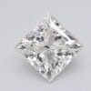 1.04 Carat Princess Shaped Excellent Cut G- VVS2 Lab Grown Diamond