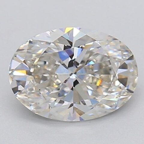 1.04 Carat Oval Shaped Excellent Cut H- VS1 Lab Grown Diamond