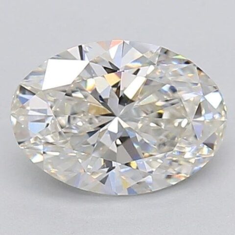 1.04 Carat Oval Shaped Excellent Cut H- VVS2 Lab Grown Diamond