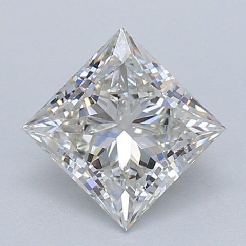 1.04 Carat Princess Shaped Excellent Cut H- VVS2 Lab Grown Diamond