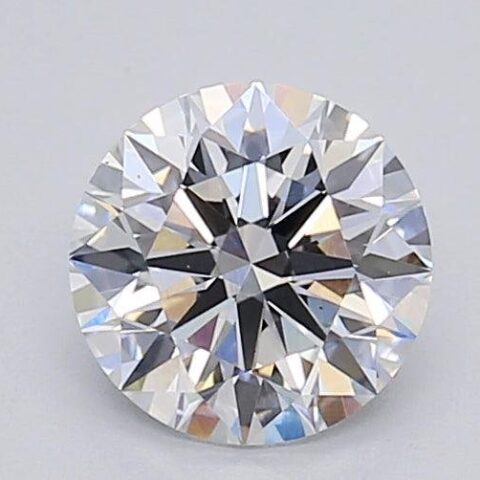 1.05 Carat Round Shaped Excellent Cut E- VS1 Lab Grown Diamond