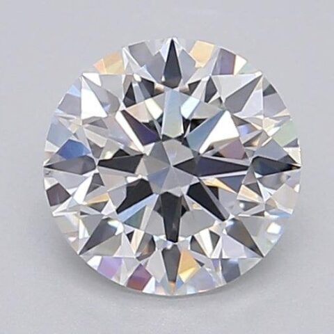 1.05 Carat Round Shaped Excellent Cut E- VS1 Lab Grown Diamond