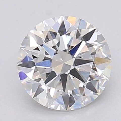 1.05 Carat Round Shaped Excellent Cut E- VS1 Lab Grown Diamond