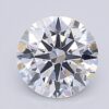 1.05 Carat Round Shaped Excellent Cut F- VS1 Lab Grown Diamond
