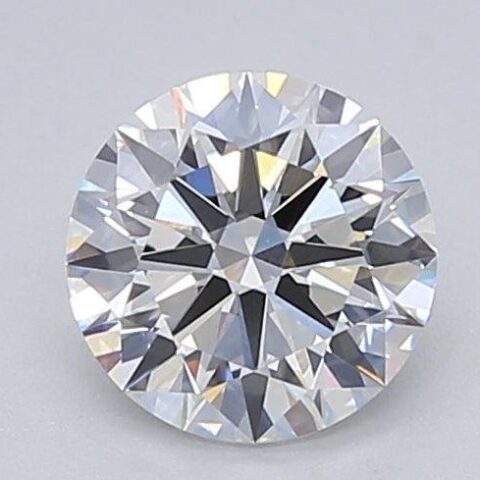 1.05 Carat Round Shaped Excellent Cut F- VS1 Lab Grown Diamond