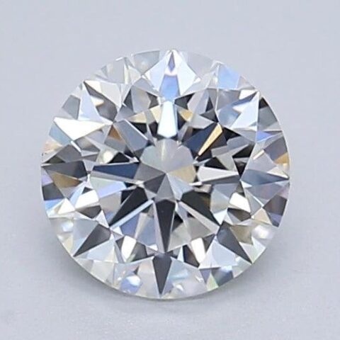 1.05 Carat Round Shaped Excellent Cut F- VS1 Lab Grown Diamond