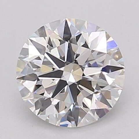1.05 Carat Round Shaped Excellent Cut F- VS1 Lab Grown Diamond