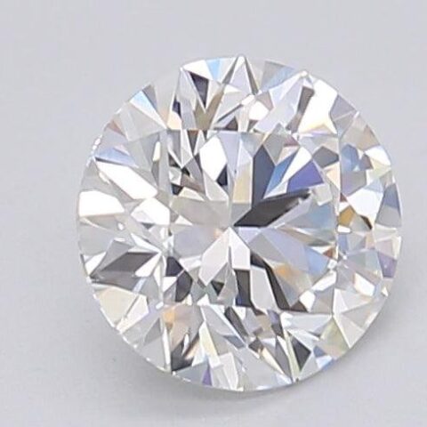 1.05 Carat Round Shaped Excellent Cut F- VS1 Lab Grown Diamond