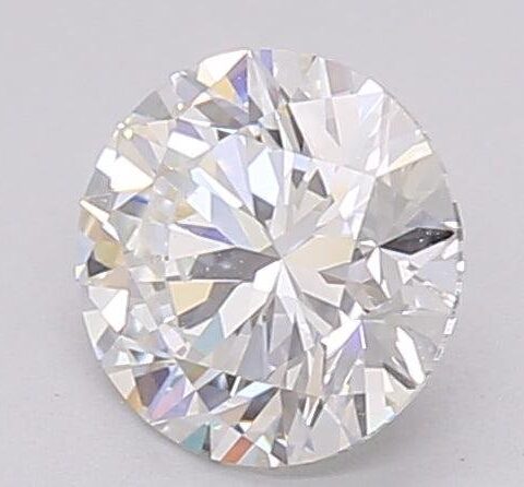 1.05 Carat Round Shaped Excellent Cut F- VS1 Lab Grown Diamond