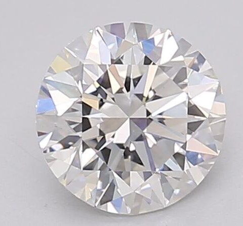 1.05 Carat Round Shaped Excellent Cut F- VS1 Lab Grown Diamond