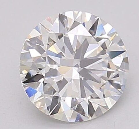 1.05 Carat Round Shaped Excellent Cut F- VS1 Lab Grown Diamond