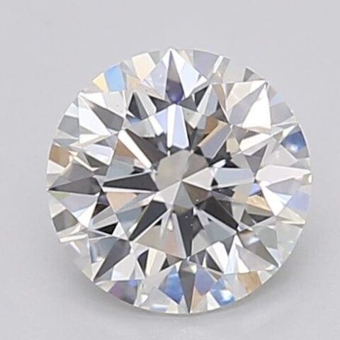 1.05 Carat Round Shaped Excellent Cut F- VS1 Lab Grown Diamond
