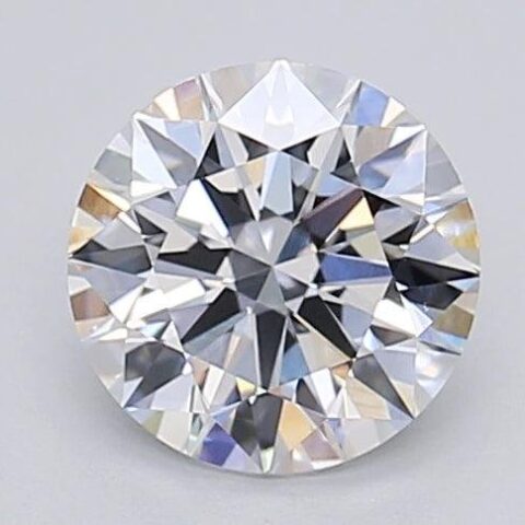 1.05 Carat Round Shaped Excellent Cut F- VS1 Lab Grown Diamond