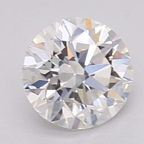 1.05 Carat Round Shaped Excellent Cut F- VS1 Lab Grown Diamond
