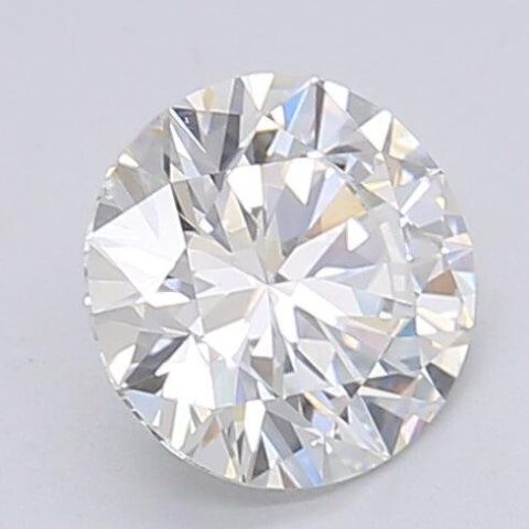 1.05 Carat Round Shaped Excellent Cut F- VS1 Lab Grown Diamond
