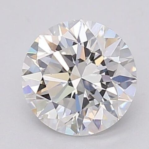 1.05 Carat Round Shaped Excellent Cut F- VS1 Lab Grown Diamond
