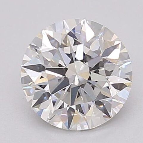 1.05 Carat Round Shaped Excellent Cut F- VS1 Lab Grown Diamond