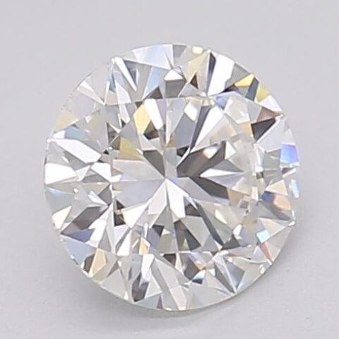 1.05 Carat Round Shaped Excellent Cut F- VS1 Lab Grown Diamond