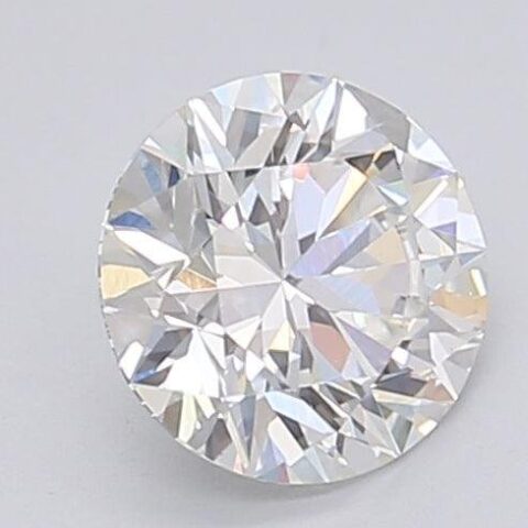 1.05 Carat Round Shaped Excellent Cut F- VS1 Lab Grown Diamond