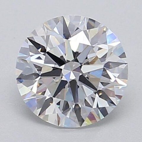 1.05 Carat Round Shaped Excellent Cut F- VS1 Lab Grown Diamond