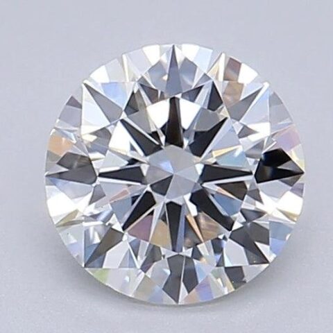 1.05 Carat Round Shaped Excellent Cut F- VS1 Lab Grown Diamond