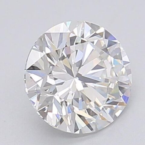 1.05 Carat Round Shaped Excellent Cut F- VS1 Lab Grown Diamond