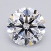 1.05 Carat Round Shaped Excellent Cut F- VS1 Lab Grown Diamond
